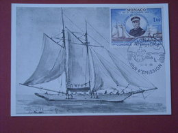 Delcampe - Monaco - Carte Postale Timbrée , 12/12/1966 , Premier Jour D'Emission , Premier Congrés Océanographique - Poststempel