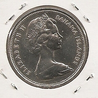 Bahamas, 50 Cents, 1966 Silver  Elizabeth II DIFICILLE 116 - Bahamas
