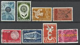 Pays-Bas   Timbres Europa 8 Val - Personnalized Stamps