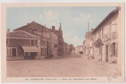 CPA - 615. GRISOLLES - Place Du Monument Aux Morts - Grisolles