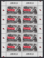 !a! GERMANY 2019 Mi. 3435 MNH SHEET(10) - Women Suffrage - 2011-2020