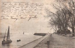 Cpa Le Pouliguen L Entrée Des Bateaux Au Port. - Le Pouliguen