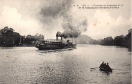 Cpa Gironde Et Garonne Num 2 De La Compagnie Bordeaux Océan. - Sonstige & Ohne Zuordnung