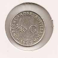 NETHERLANDS ANTILLES  ANTILHAS HOLANDESAS ANTILLES NEERLANDAISES Argent 1/10th Gulden ARGENT/PLATA/SILVER 126 - Niederländische Antillen