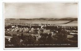 CPSM TAY BRIDGE AND LOGIE FROM BALGAY HILL DUNDEE, Format 9 Cm Sur 14 Cm Environ, ECOSSE - Angus