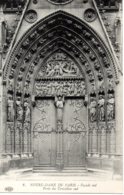 Cpa Paris Notre Dame Façade Sud Porte Du Croisillon Sud. - Notre Dame De Paris