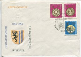 Leipzig Fair - FDC 1965, DDR - Fabbriche E Imprese