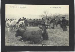 CPA Auvergne Région Non Circulé Type Métier Marché Market - Auvergne