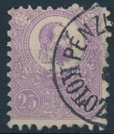 O 1871 Kőnyomat 25kr Sötét Ibolya Színben (80.000) - Altri & Non Classificati