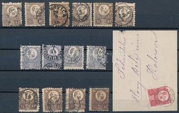 O 1871 Réznyomat 10 X 15kr + 4 X 25kr + 5kr Levéldarabon (min. 50.000) - Andere & Zonder Classificatie