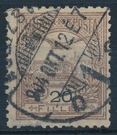 O 1900 Turul 20f  11 1/2 Fogazással (35.000) (foghiba) - Altri & Non Classificati