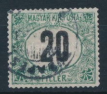 O 1914 Zöldportó 20f álló Vízjellel, Gyűjtői Célra Az Eredetitől Kicsit Eltérő Nyomási Képpel Készült Utánnyomat / Posta - Other & Unclassified