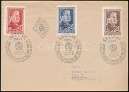 1949 Sztálin Vágott Sor FDC-n - Other & Unclassified