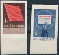 ** 1958 Kommunisták Magyarországi Pártja (I.) ívszéli Vágott Sor (4.000) - Altri & Non Classificati