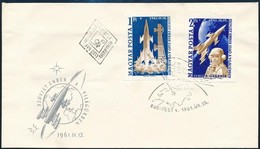 1961 Első Ember A Világűrben - Gagarin Vágott FDC (12.000) - Altri & Non Classificati