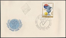 1962 Vasas-KEK Kupa Vágott Bélyeg FDC-n - Autres & Non Classés