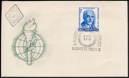 1962 Dr Hutyra Ferenc Vágott Bélyeg FDC-n - Altri & Non Classificati
