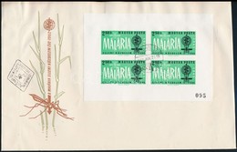 1962 Malária (II.) Vágott Kisív FDC-n (7.000) - Sonstige & Ohne Zuordnung