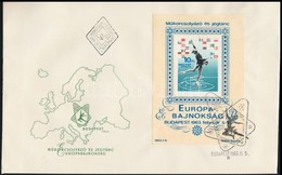 1963 Műkorcsolyázó és Jégtánc EB Vágott Blokk FDC-n (16.000) - Other & Unclassified