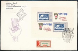 1965 WIPA Vágott Kisív Ajánlott FDC-n (4.500) - Altri & Non Classificati