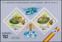 ** 1982 Labdarúgó VB (IV.) - Spanyolország Vágott Blokk (4.500) - Altri & Non Classificati