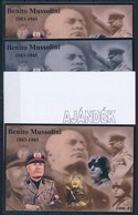 ** 2017 Mussolini 4 Db-os Emlékív Garnitúra (28.000) - Altri & Non Classificati