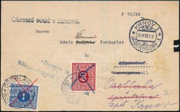 Csehszlovákia 1935 - Altri & Non Classificati