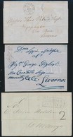1804-1864 5 Db Olasz Levél és Egy Levéldarab - Sonstige & Ohne Zuordnung