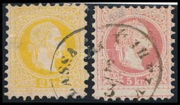 O 1867 2kr + 5kr ,,(BA)LASSA(GYARMAT)' + ,,...HELY'  Bélyegzéssel - Other & Unclassified