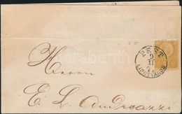 1871 2kr Levélen ,,PEST LIPÓTVÁROS' - ,,WIEN' (4.000) - Sonstige & Ohne Zuordnung