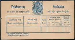 1873 50kr Sürgönylap és 5kr Feladóvevény (5.000) - Other & Unclassified