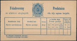 1873 Használatlan Távirati Sürgönylap és Feladó Vevény (5.000) - Other & Unclassified