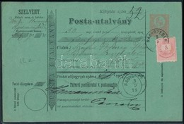 1875 5kr Réznyomat Postautalvány Színesszámú 5kr Vegyes Bérmentesítéssel 'NAGYSZEBEN' - Sonstige & Ohne Zuordnung