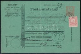 1875 5kr Réznyomat Postautalvány Színesszámú 5kr Vegyes Bérmentesítéssel 'NAGYSZEBEN' - Altri & Non Classificati