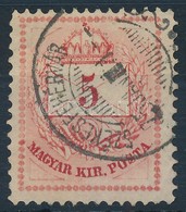 O 1874 5kr I. Típus Gyöngysor Vésetjavítással (ex Lovász) - Altri & Non Classificati