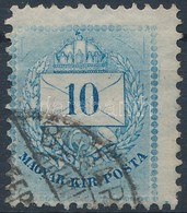 O 1881 Erősen Elfogazott, Festékhiányos 10kr Karcokkal - Altri & Non Classificati