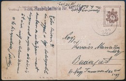 1917 Tábori Posta Képeslap 'K.u.k. ... Haubitzbatterie Nr. 44/15' +'FP 382' - Andere & Zonder Classificatie