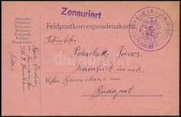 1915 Tábori Posta Levelezőlap 'K.u.K. KRIEGSMARINE / S.M.SCHIFF CHAMÄLEON' - Altri & Non Classificati