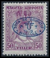 * Debrecen I. 1919 Zita 50f, Brainard Vizsgálójellel (13.000) - Other & Unclassified