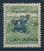 ** Nyugat-Magyarország II. 1921 Arató 50f Garancia Nélkül (18.000) - Altri & Non Classificati