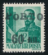 ** Abony 1945 60f/12f Dr. Molnár László Igazolásával. Signed: Bodor - Altri & Non Classificati