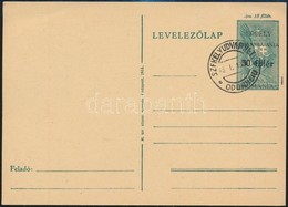 Székelyudvarhely 1944 Díjjegyes Levelezőlap, Használatlan (22.000) / Unused PS-card. Signed: Bodor 'SZÉKELYUDVARHELY / O - Andere & Zonder Classificatie