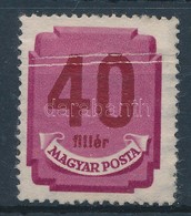 (*) 1946 Portó 40f Kettős Papírránccal - Autres & Non Classés