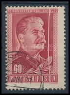 O 1949 Sztálin 60f Papírránccal - Autres & Non Classés