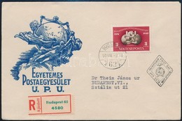 1950 UPU Blokkból Kitépett Bélyeg Ajánlott FDC-n - Sonstige & Ohne Zuordnung