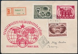 1950 Szakszervezet Sor Ajánlott FDC - Other & Unclassified