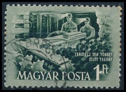 O 1952 Bányásznap, Az értékszám Mellett Fehér Folt Lemezhiba (5.000) - Altri & Non Classificati