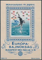 ** 1963 Korcsolya Blokk ,,nyílhegy' Lemezhibával (4.000) - Sonstige & Ohne Zuordnung