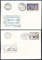 1990-1991 3 Klf Vágott Kiadás 3 FDC-n (7.300) - Sonstige & Ohne Zuordnung