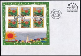 2004 Europa CEPT Vakáció Teljes ív FDC-n (5.500) - Sonstige & Ohne Zuordnung